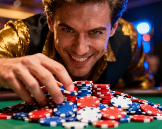 chip leader au poker