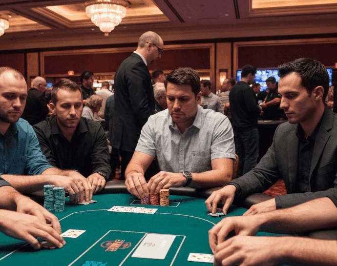 table finale au poker