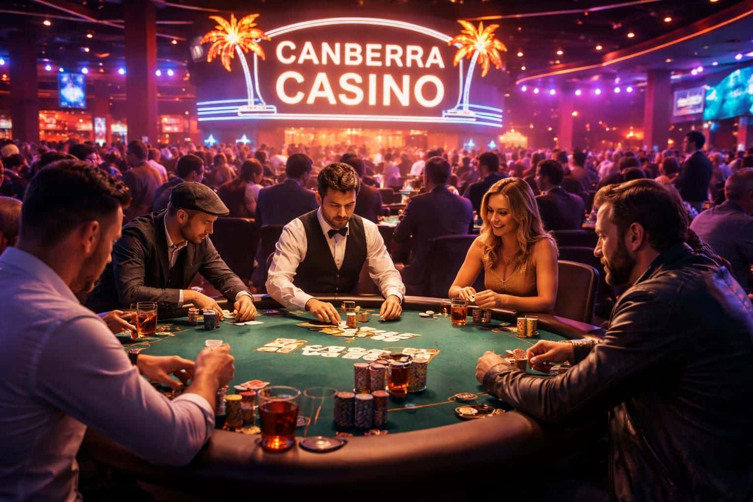 découvrez l'ambiance électrisante de la salle de poker canberra casino à canberra, australie, où passion et suspense se rencontrent pour une expérience de jeu inoubliable.